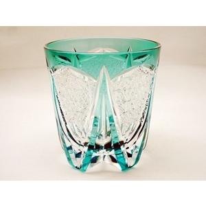 TR010EG瀧澤硝子工芸 江戸切子伝統工芸士 瀧澤利夫作 江戸切子 五芒星