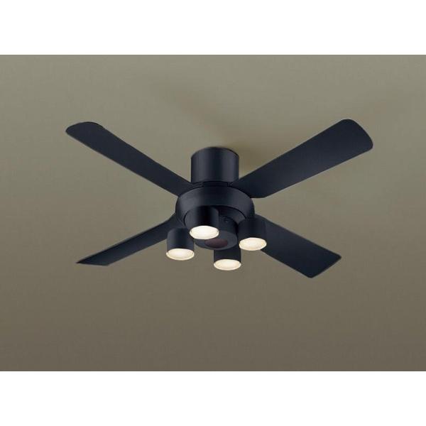 Panasonic（パナソニック） シーリングファン ブラック LED(電球色