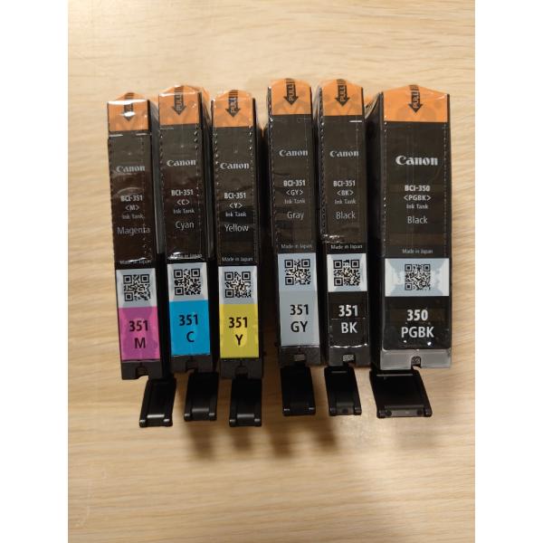 キヤノン（Canon） 純正 インクカートリッジ Canon BCI-351+350/6MP 6