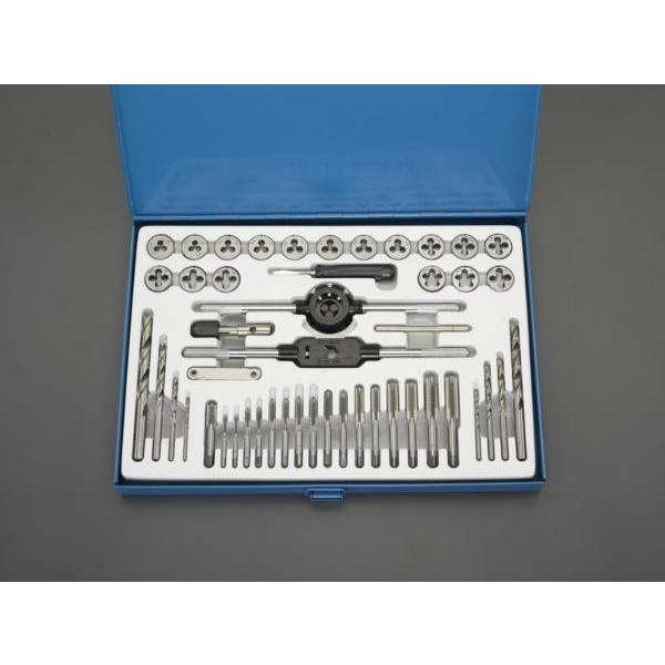 ESCO M 3-M12 タップダイス セット ( ドリル付 ) EA829VX-21 T型