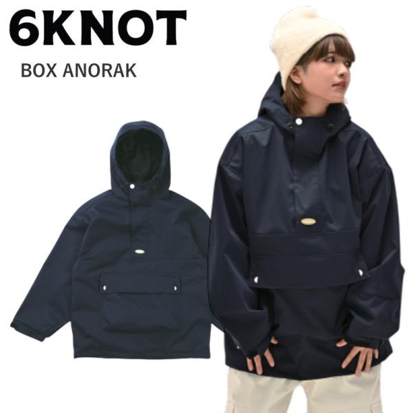 ◎ 24-25 6KNOT BOX ANORAK JKT カラー:DARK NAVY 6K2405 シックス