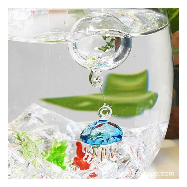 クラゲ グッズ 浮き玉 ガラス細工 ミニチュア インテリア 雑貨 水族館