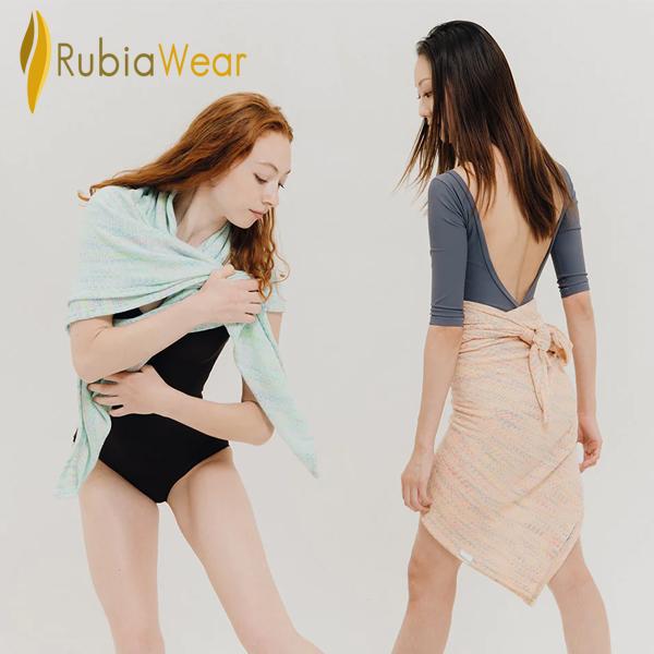 ルビアウエア ニットラップ CORA WRAPカラフル メランジ Rubia Wear