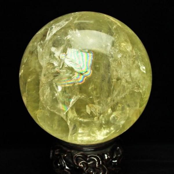 シトリン水晶玉 丸玉 200mm 10.1Kg S37-77 : 誠安天然石専門店 - 通販