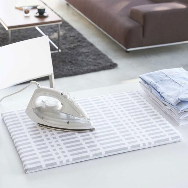 山崎実業 山崎実業 北欧風 暮らしの定番 平型アイロン台 チェック