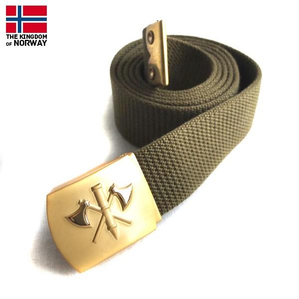 MILITARY（ミリタリー） 実物 新品 ノルウェー軍 キャンバスベルト