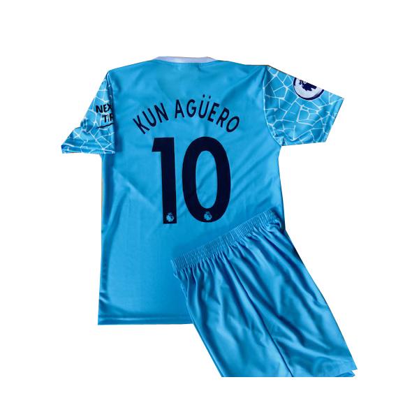 アグエロ＃10 マンチェスターシティ(ホーム)20/21 子供用上下セット