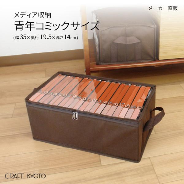 メディア収納 青年コミックサイズ 漫画 新書 収納ケース 収納ボックス
