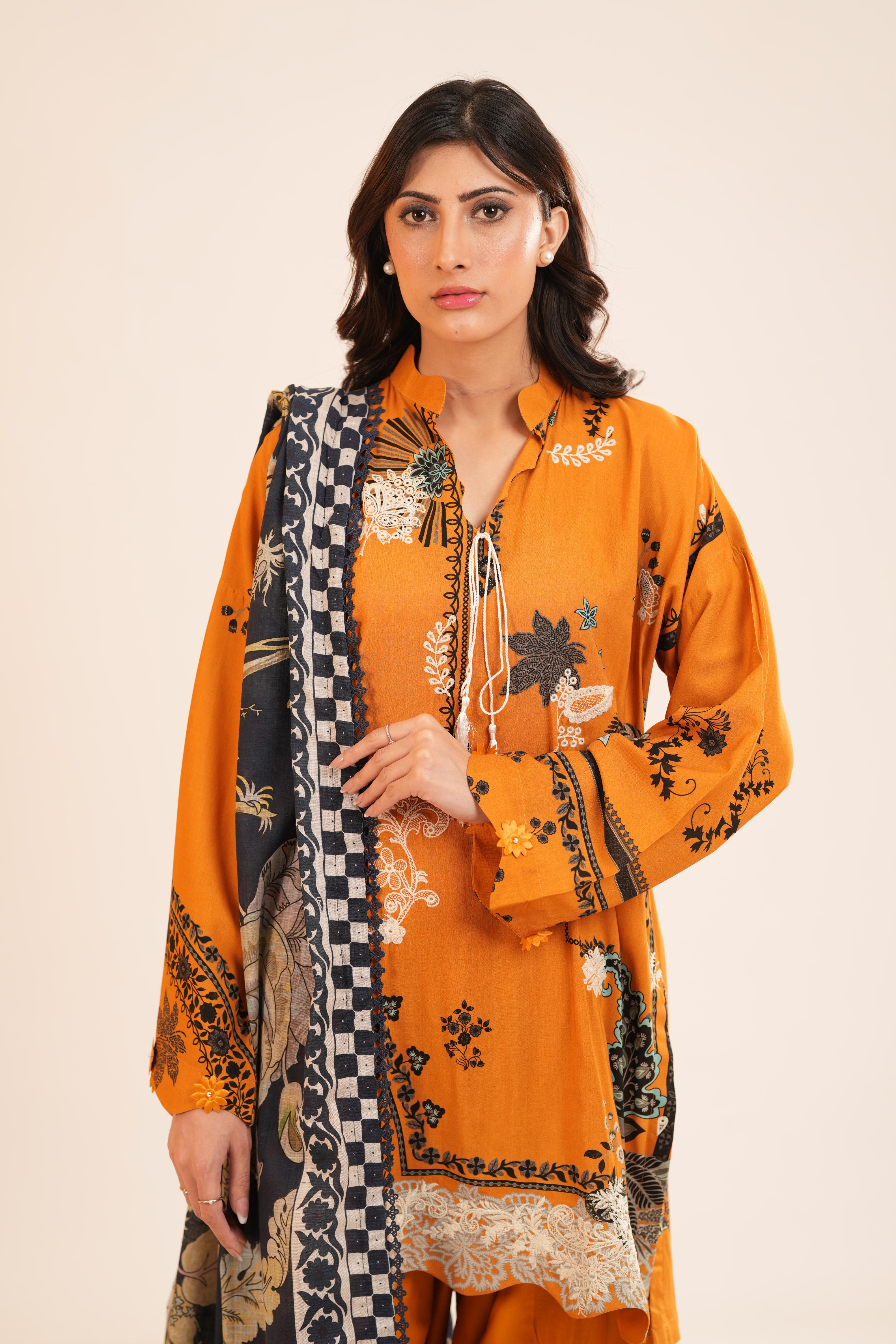 Design 20A - Sana Safinaz Muzlin Stitched – Janan