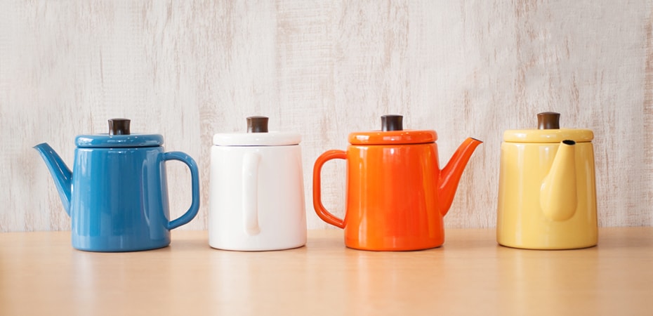 IHもOK！可愛い野田琺瑯ポトル（ケトル）1.5L