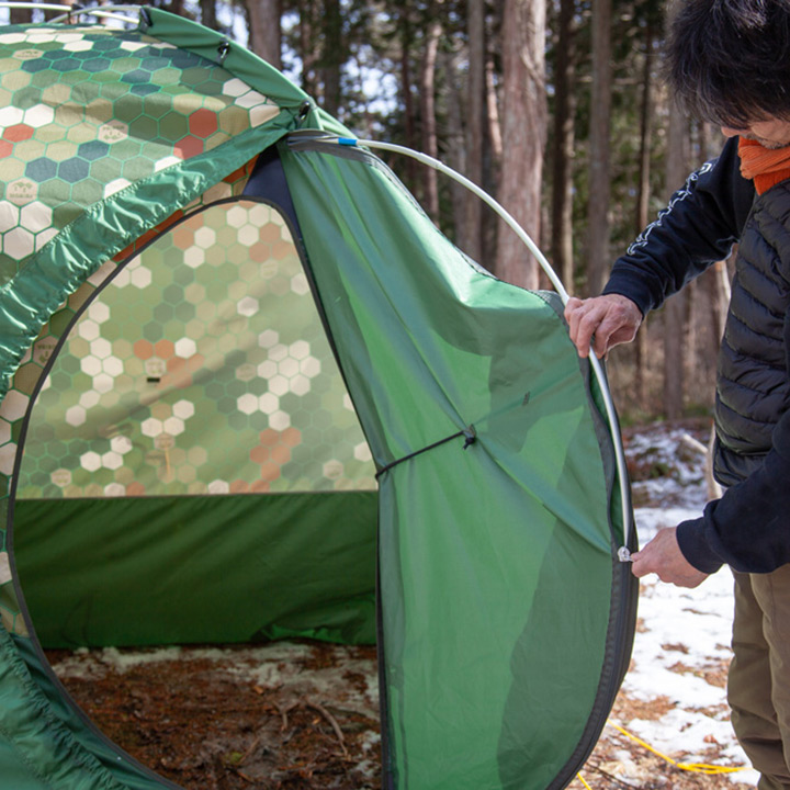 モバイルサウナテント 定員2名 「モビバ バックパックサウナ RB170M