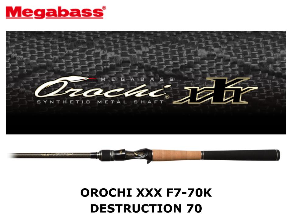 Megabass Orochi XXX Baitcasting F7-70K Destruction 70 – JDM TACKLE