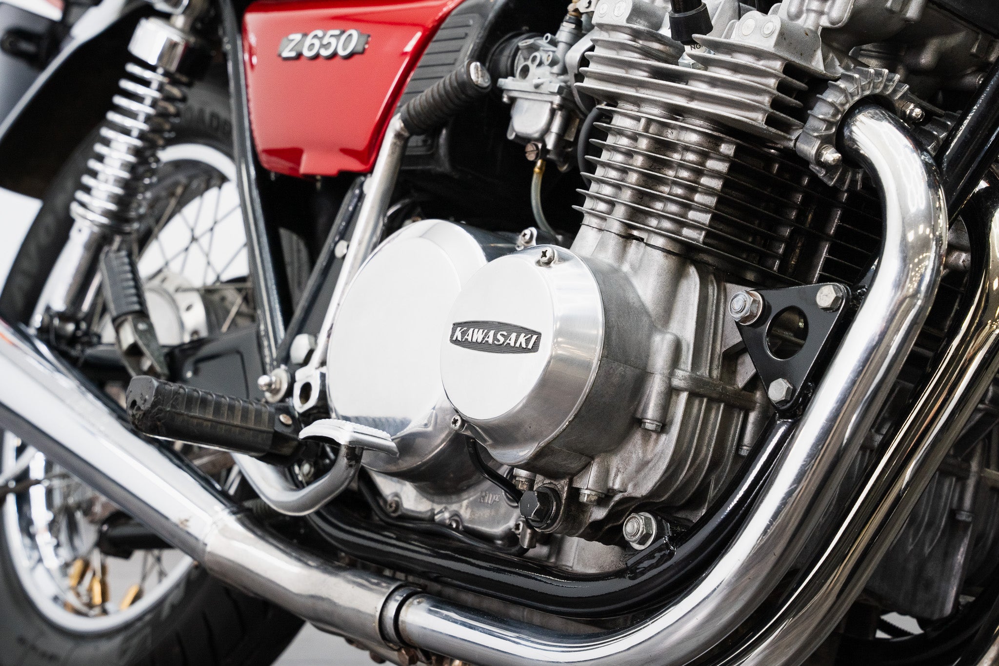 1978 KAWASAKI Z650 CANDY SUPER RED CLASSIC MOTORCYCLE 'Only 21472 mile