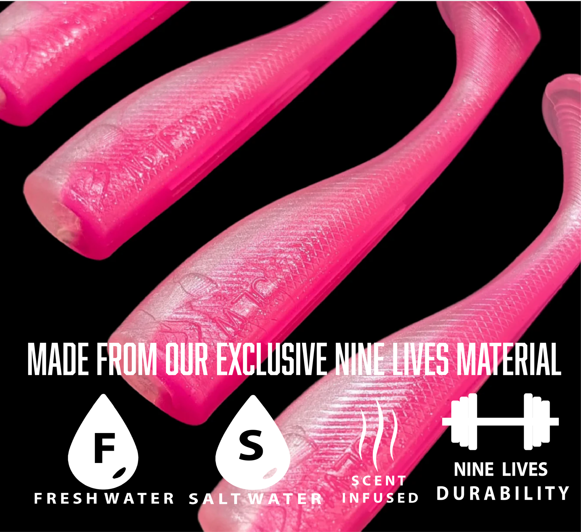 4 Inch Paddle Tail Swim Bait | Jonah Lure Works | Soft Plastic