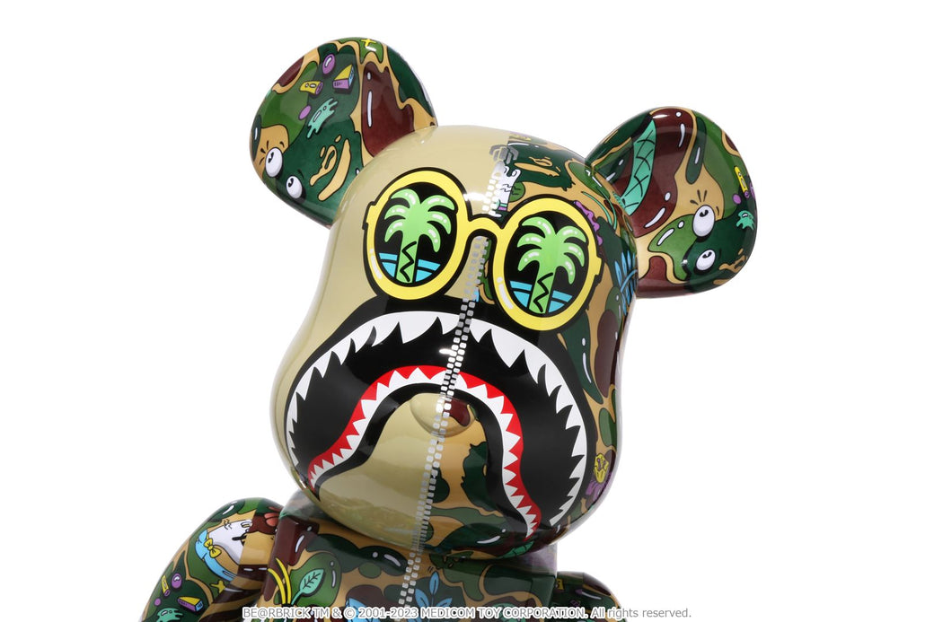 BAPE X STEVEN HARRINGTON 】SHARK BE@RBRICK 1000% | bape.com