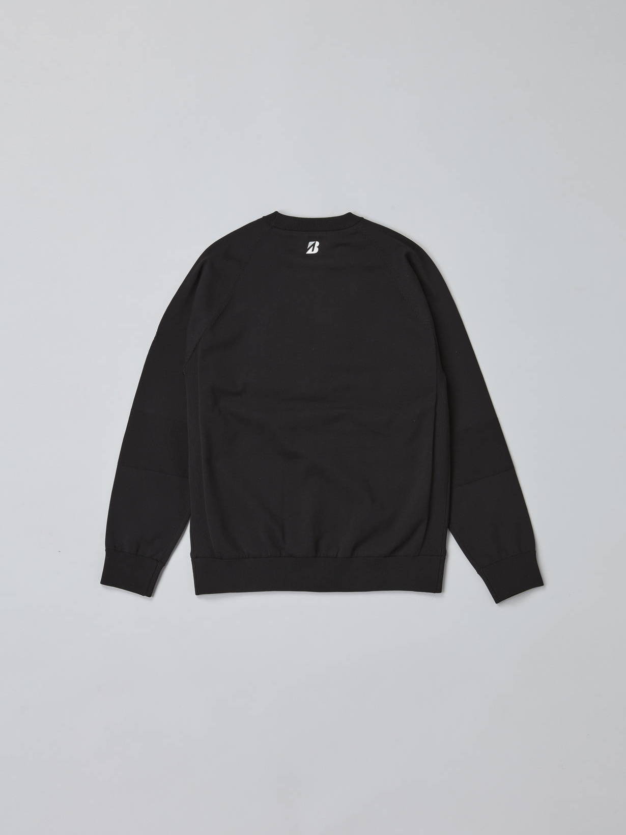 秋冬 防風クルーネックセーター(M BK(ブラック)): アパレル