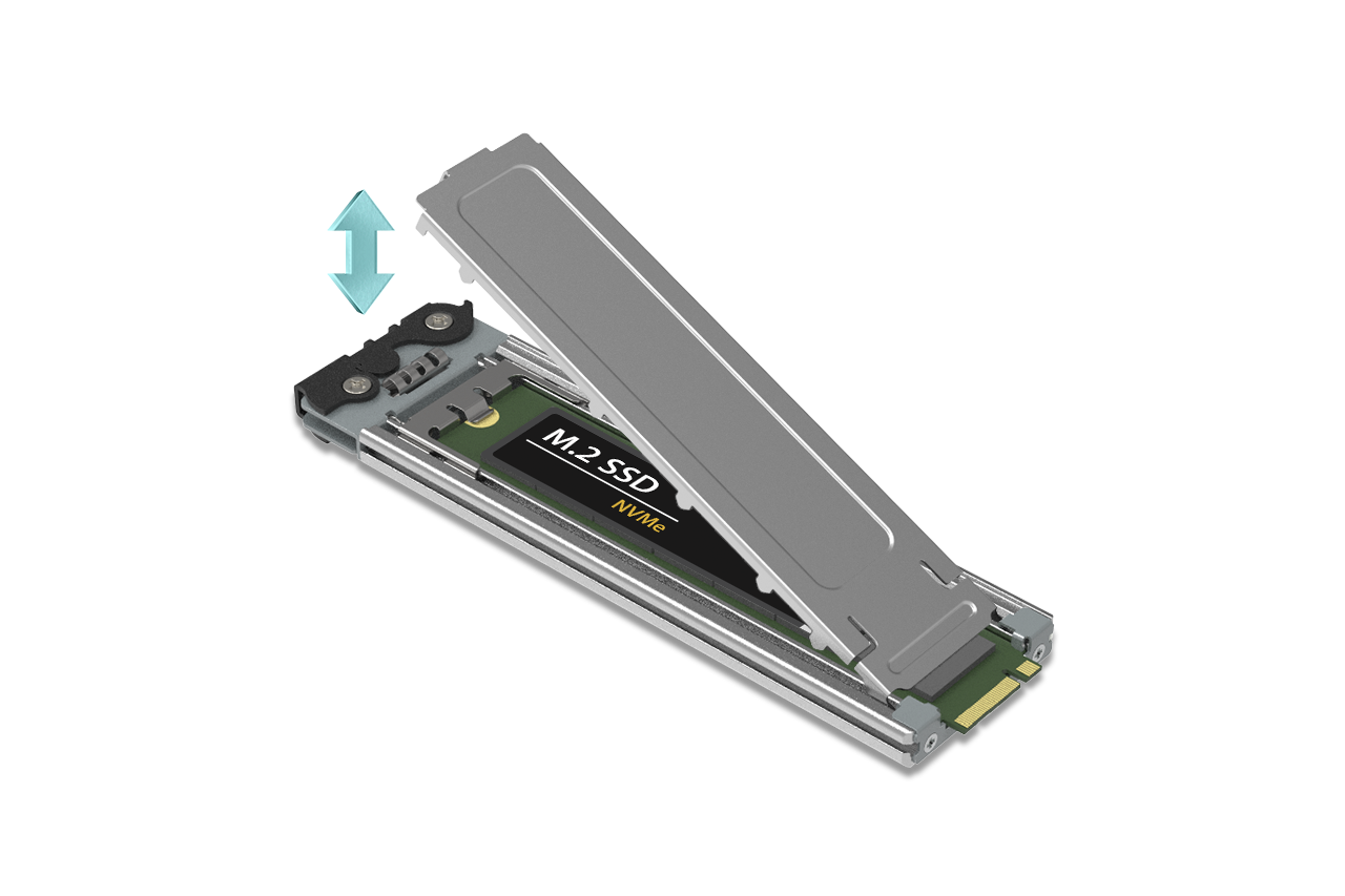 MB842M5P-B｜デュアルM.2 NVMe SSD → PCIe 5.0 x8ケース バイファー