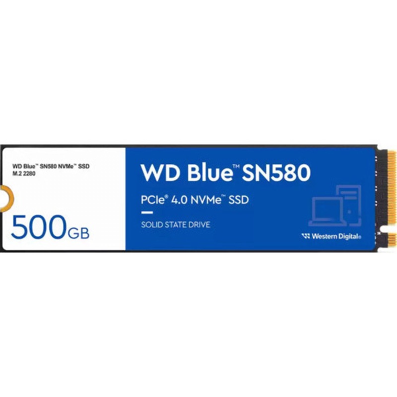 WDS500G3B0E 内蔵SSD WD Blue SN580(NVMe) 1台 Western Digital