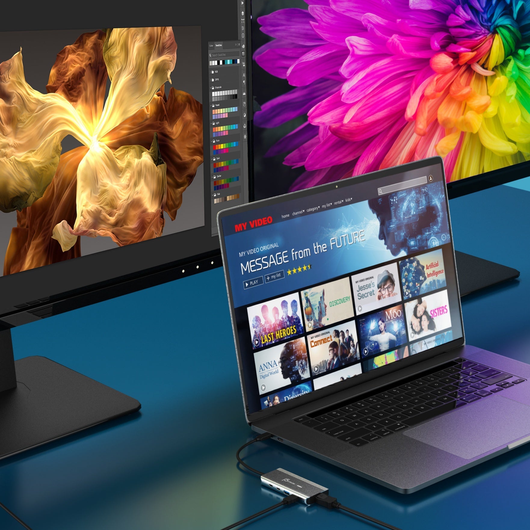 JCD401 USB4 デュアルディスプレイ4K マルチハブ – new-jp-j5create