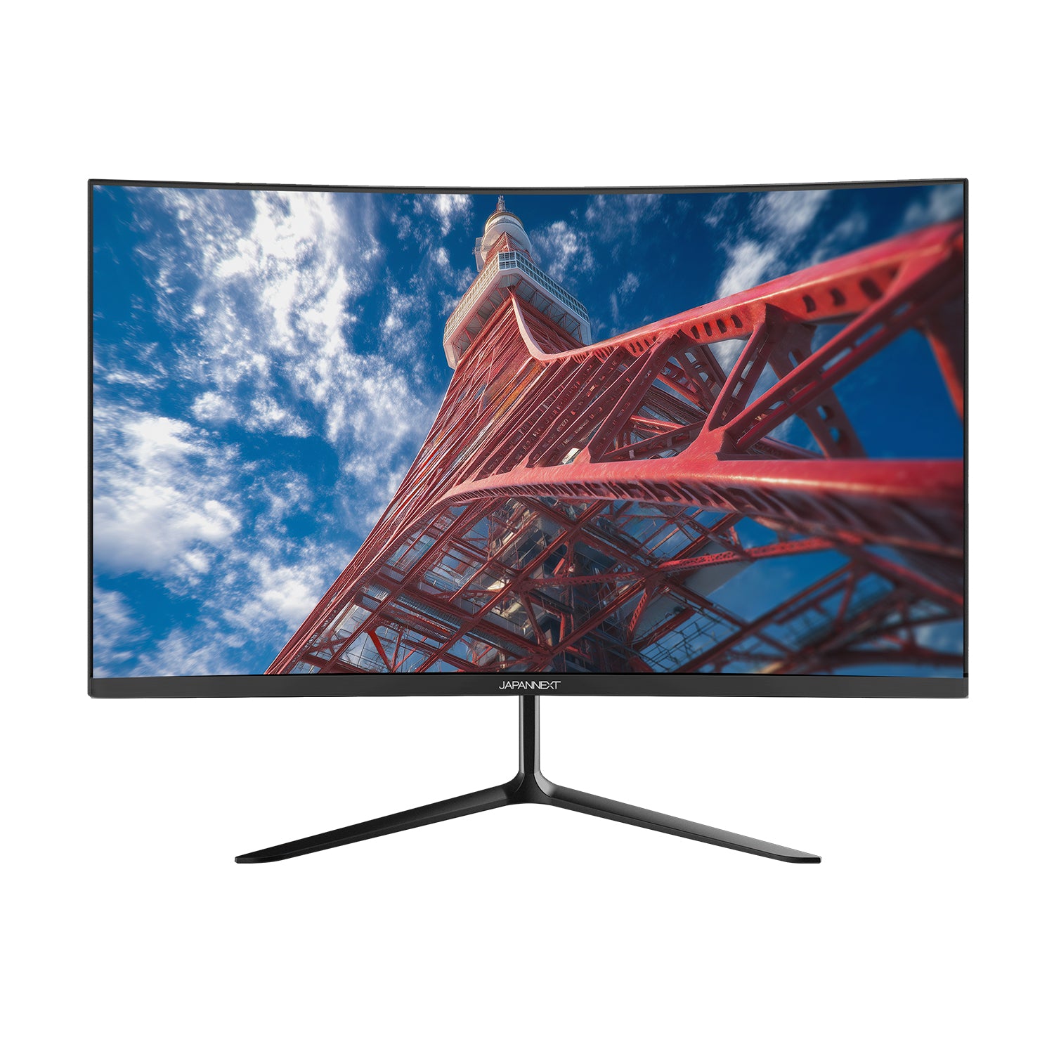 JAPANNEXT 23.6インチ VAパネル搭載 フルHD(1920x1080)解像度 湾曲