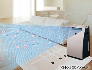 特長 | KI-FX100 | 加湿空気清浄機/空気清浄機：シャープ