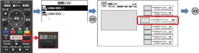 USB外付けハードディスクの録画／再生／消去方法｜液晶テレビ（AQUOS