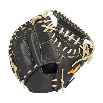 Mizuno 硬式キャッチャーミット 黒/赤 右投げ用 キャッチャーミット