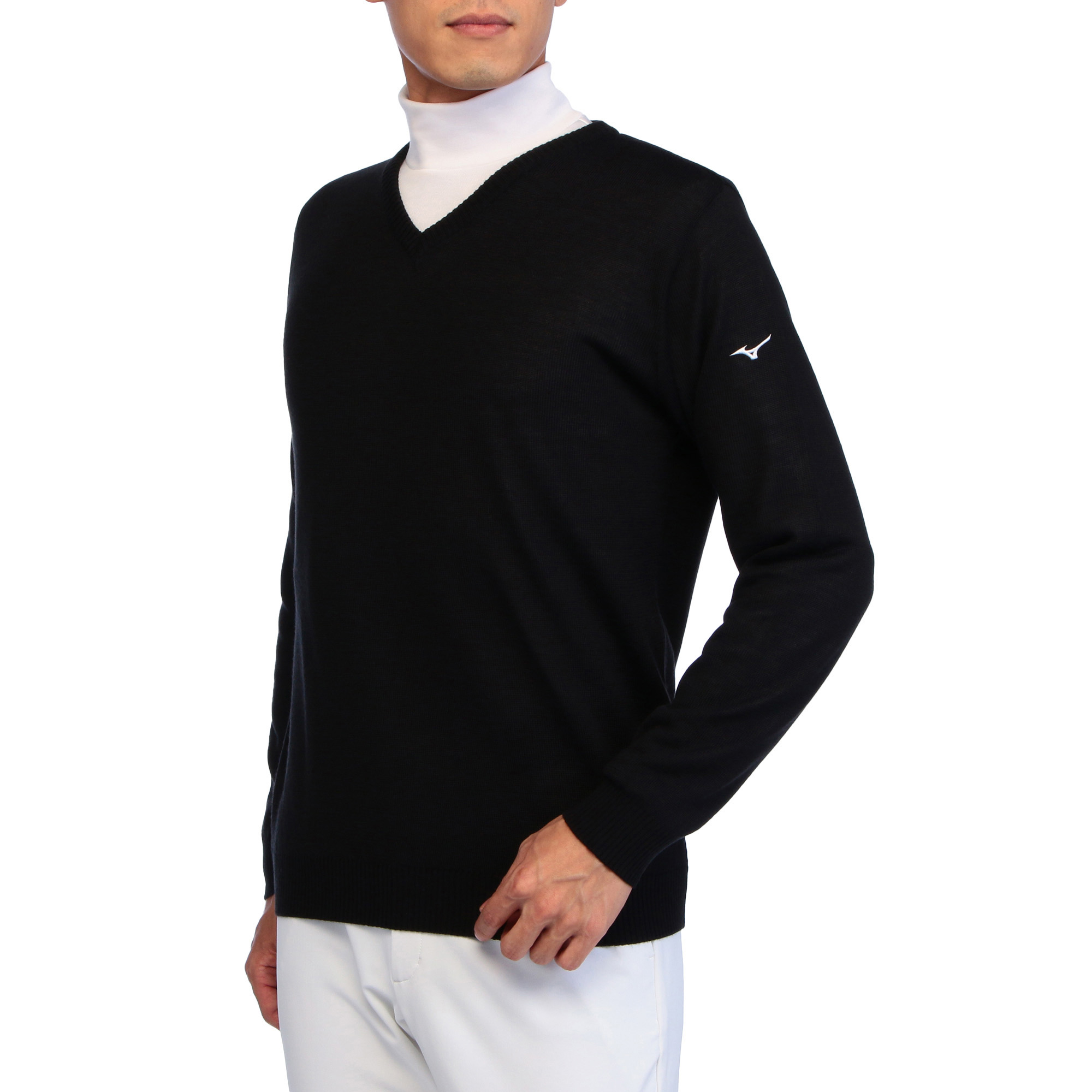 Vネックニットセーター|E2JC2A20|セーター|ゴルフウエア|ミズノ公式