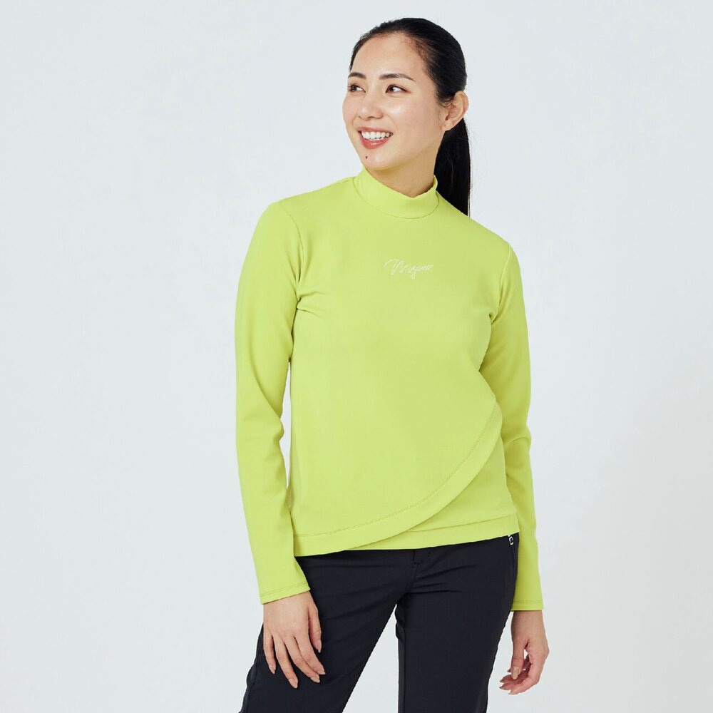 アシンメトリーハイネックシャツ|E2MAC734|長袖シャツ|ゴルフウエア