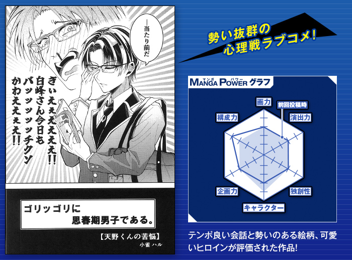 ジャンプSQ. | 新人漫画賞SPARK 結果発表