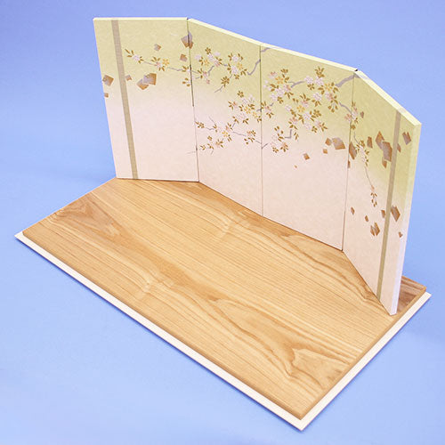 雛人形・平台屏風セット 幅60cm 20号 グリーン蒼桜 – 寿鳳人形の東芸