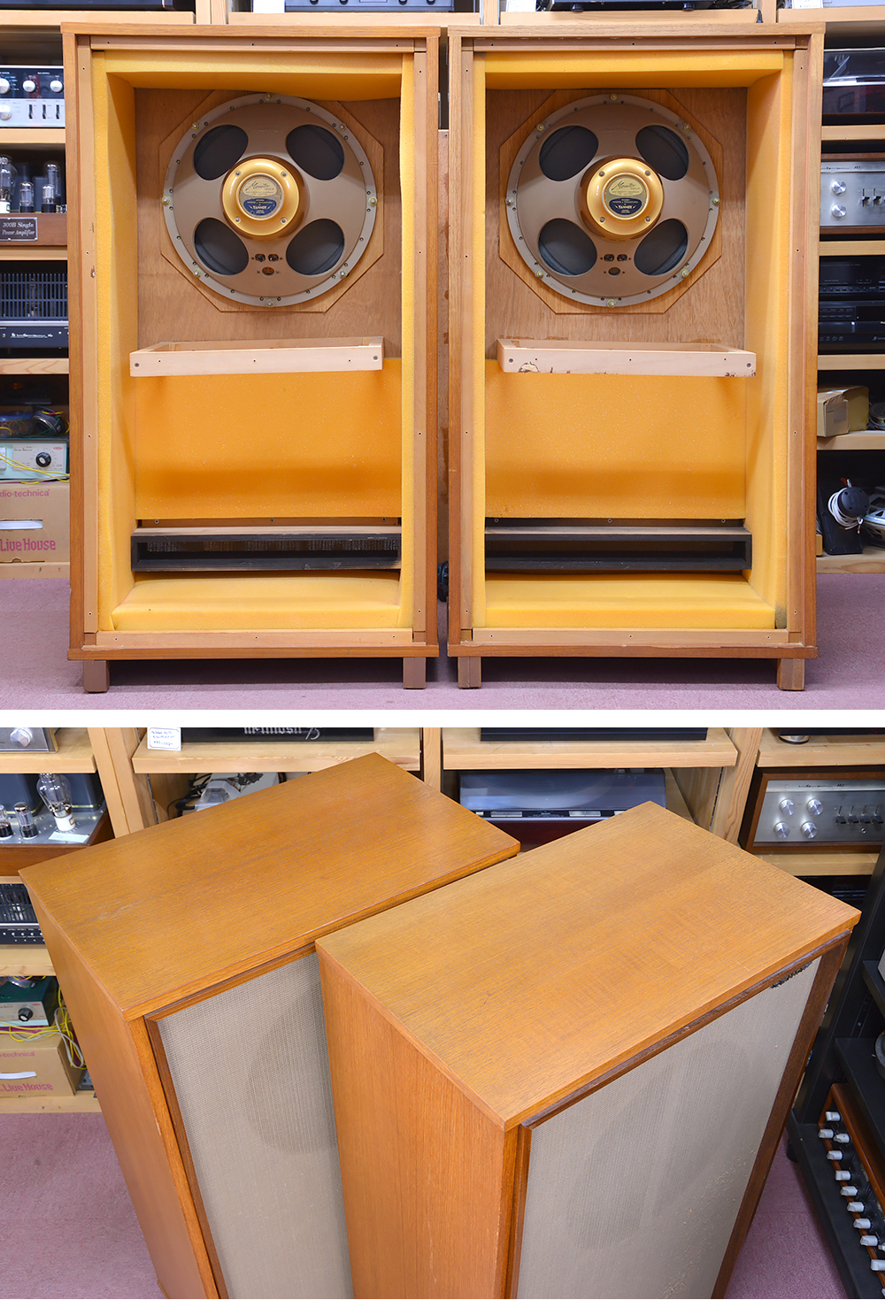 TANNOY Rectangular York Monitor Gold