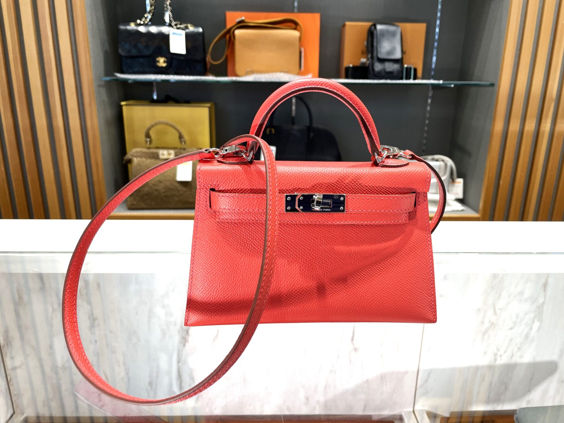 エルメス【HERMES】ミニケリー2 2Wayショルダーバッグ 外縫い