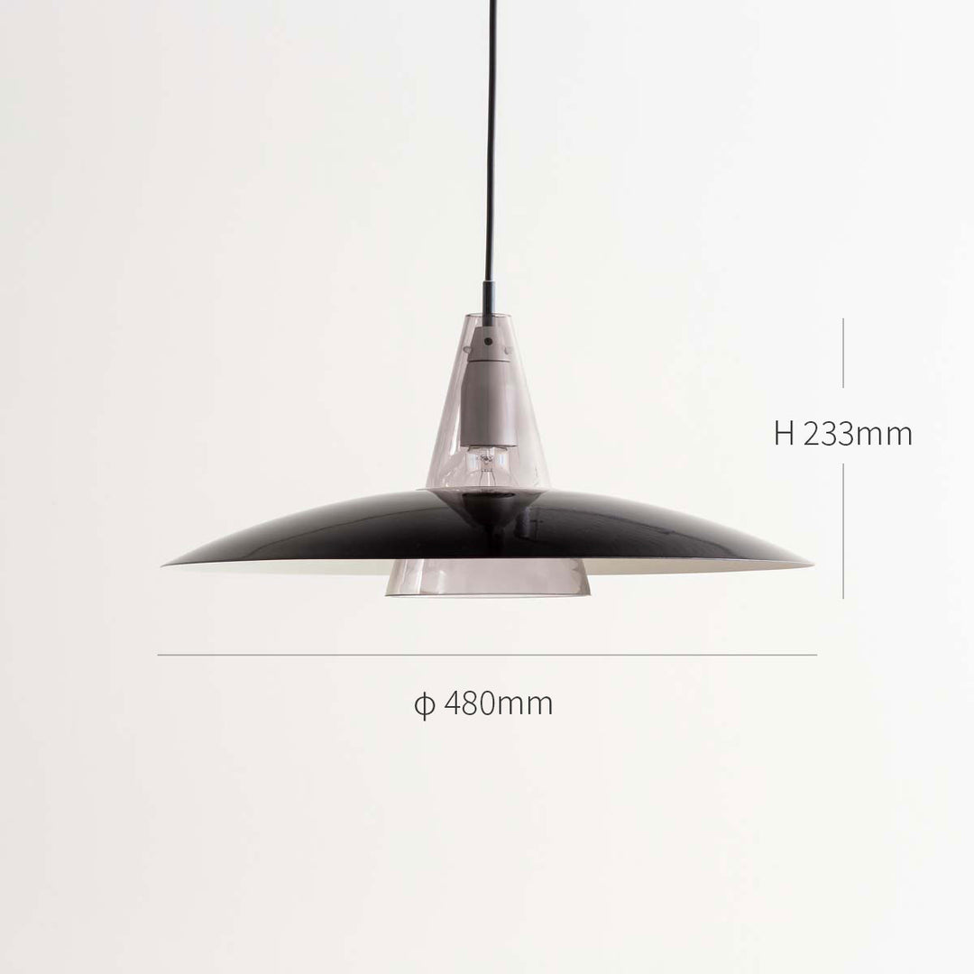 BlackGlassSteelPendantLamp_01S