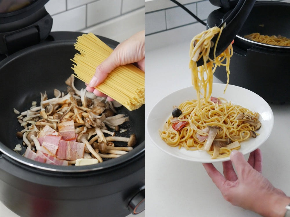 AINX/アイネクス＞全自動調理スマートオートクッカー ブラック