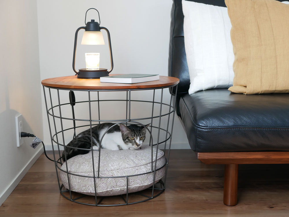 Horn Please MADE/ホーンプリーズ＞WOOD&IRON バスケット テーブル