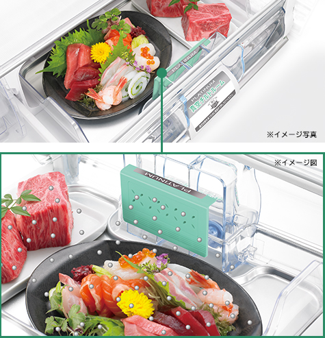 冷凍冷蔵庫 真空チルド まんなか野菜タイプ R-S3800GV、R-S3200GV、R