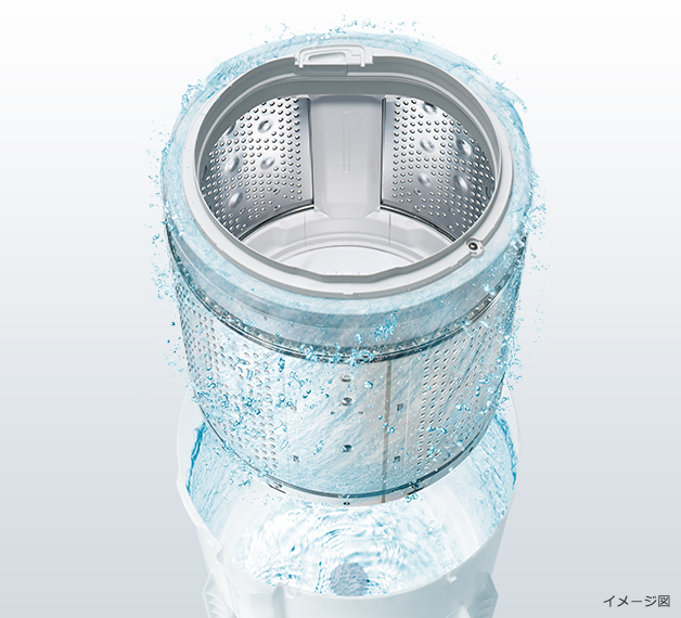 特長：自動槽洗い ： 全自動洗濯機 ビートウォッシュ BW-G70J ： 洗濯