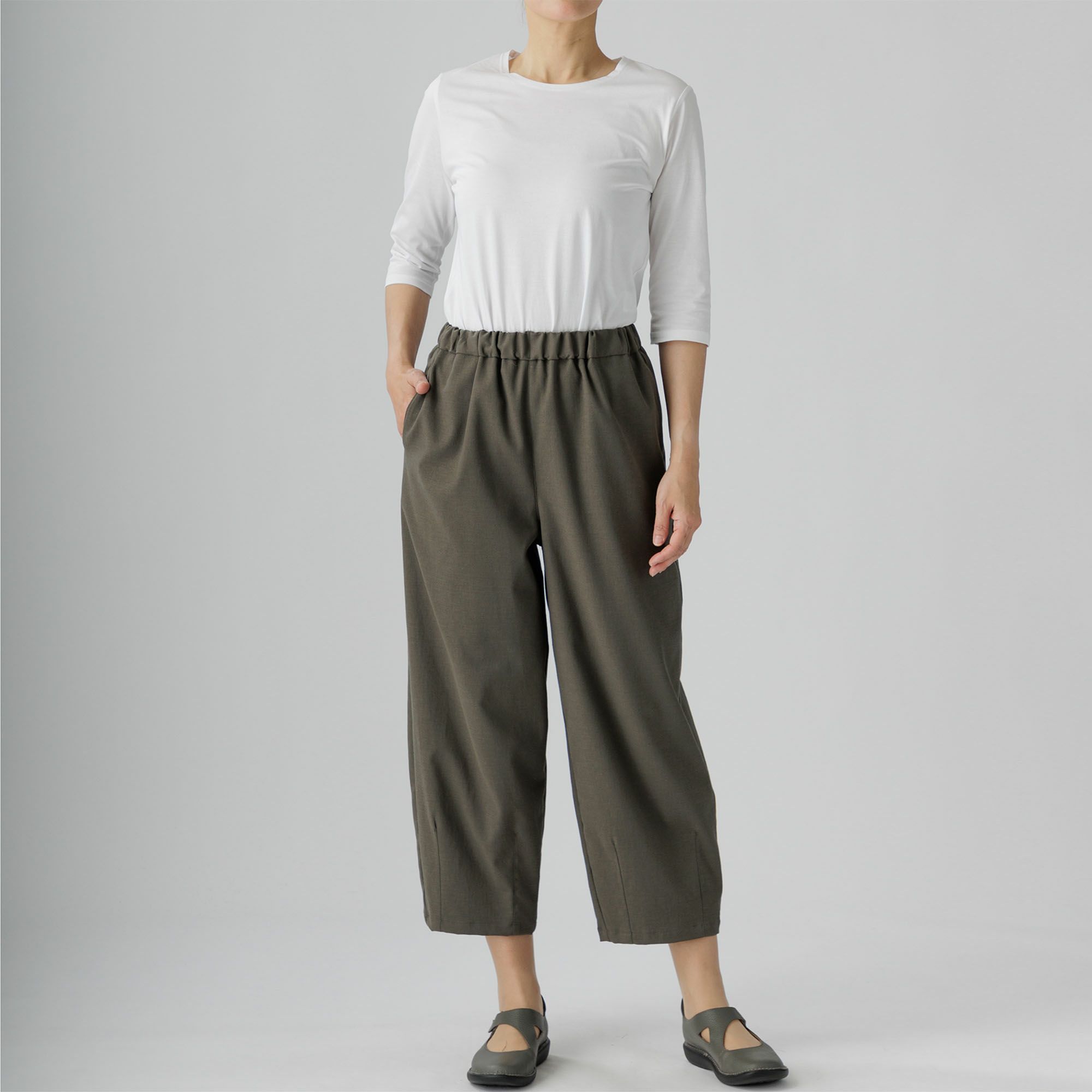 麻混ストレッチバルーンパンツ 432-02 Series | かぐらやONLINE SHOP