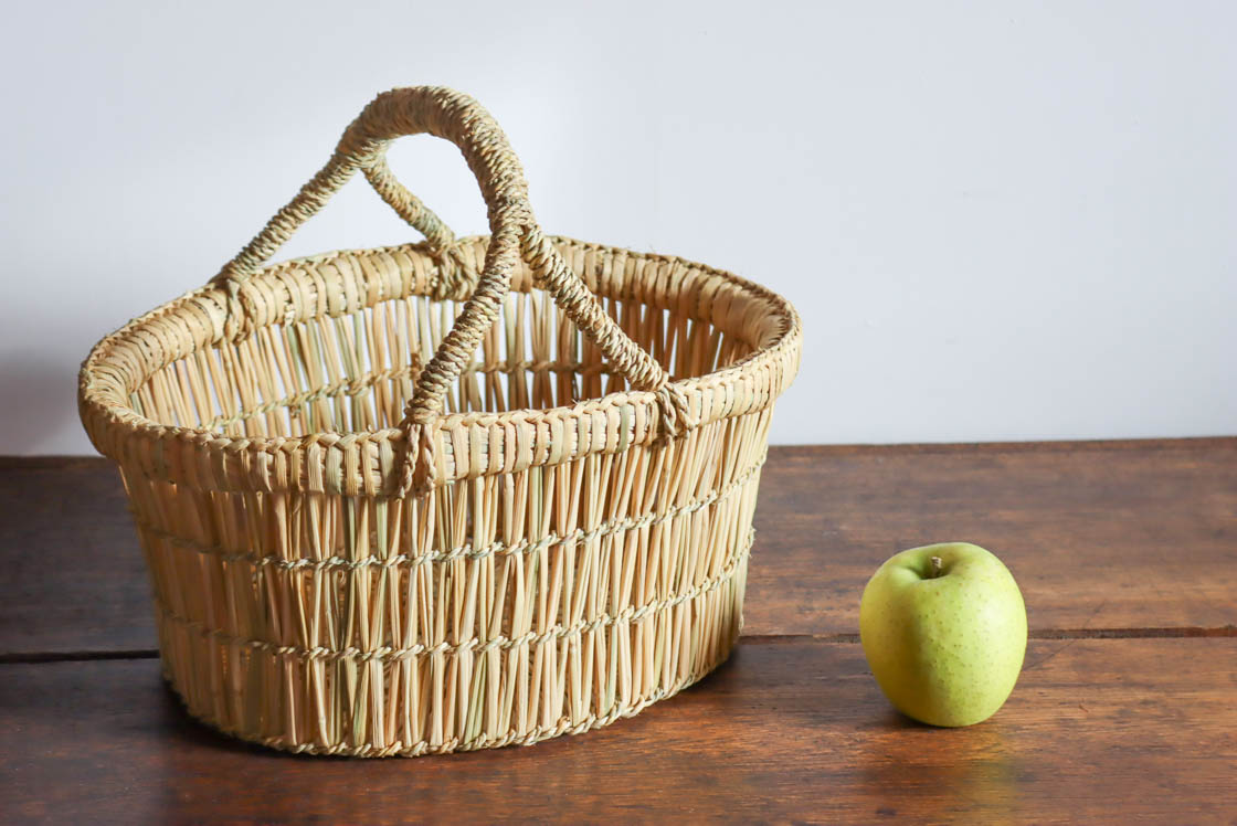 長野 わら 手持ちかご