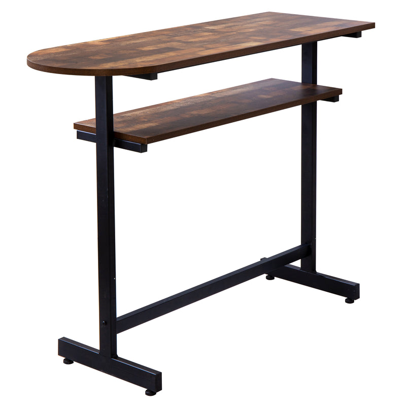 ヴィンテージ風カウンターテーブル 幅120cm バーテーブル 男前