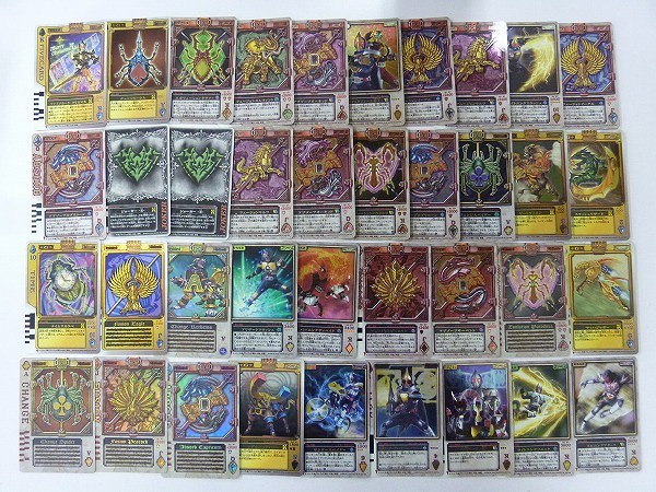 買取】仮面ライダー剣 ラウズカード カードダス 大量 キラ有