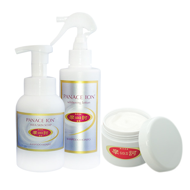 摩訶3点セット（クリーム＋ローション＋ソープ） | カラケア