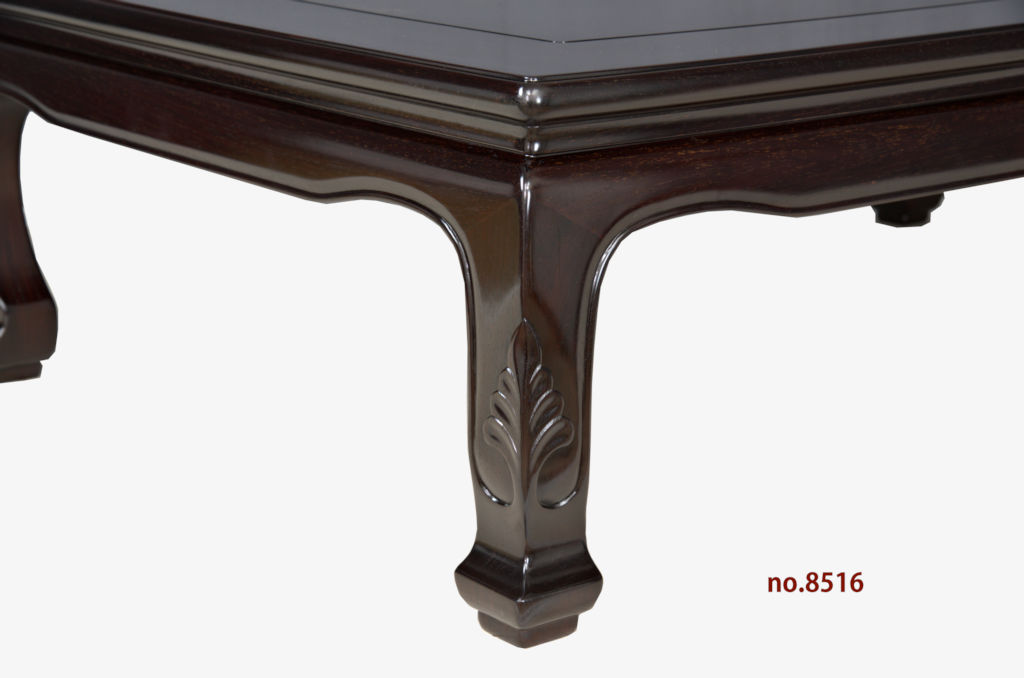 座敷机: 紫檀 中森作 若葉足無地 4尺机 大阪唐木指物 no.8516 / 唐木