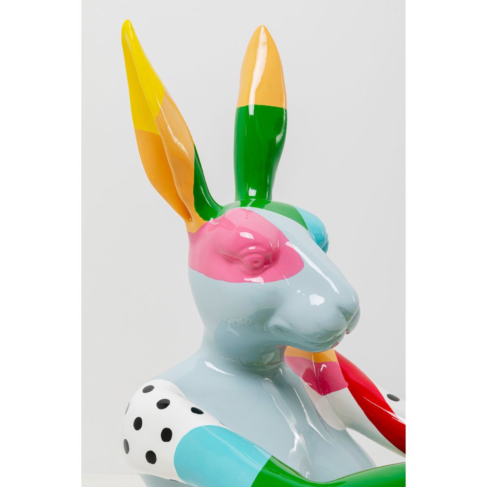 シッティングラビット カラー 80cm デコフィギア - オブジェ・置物の