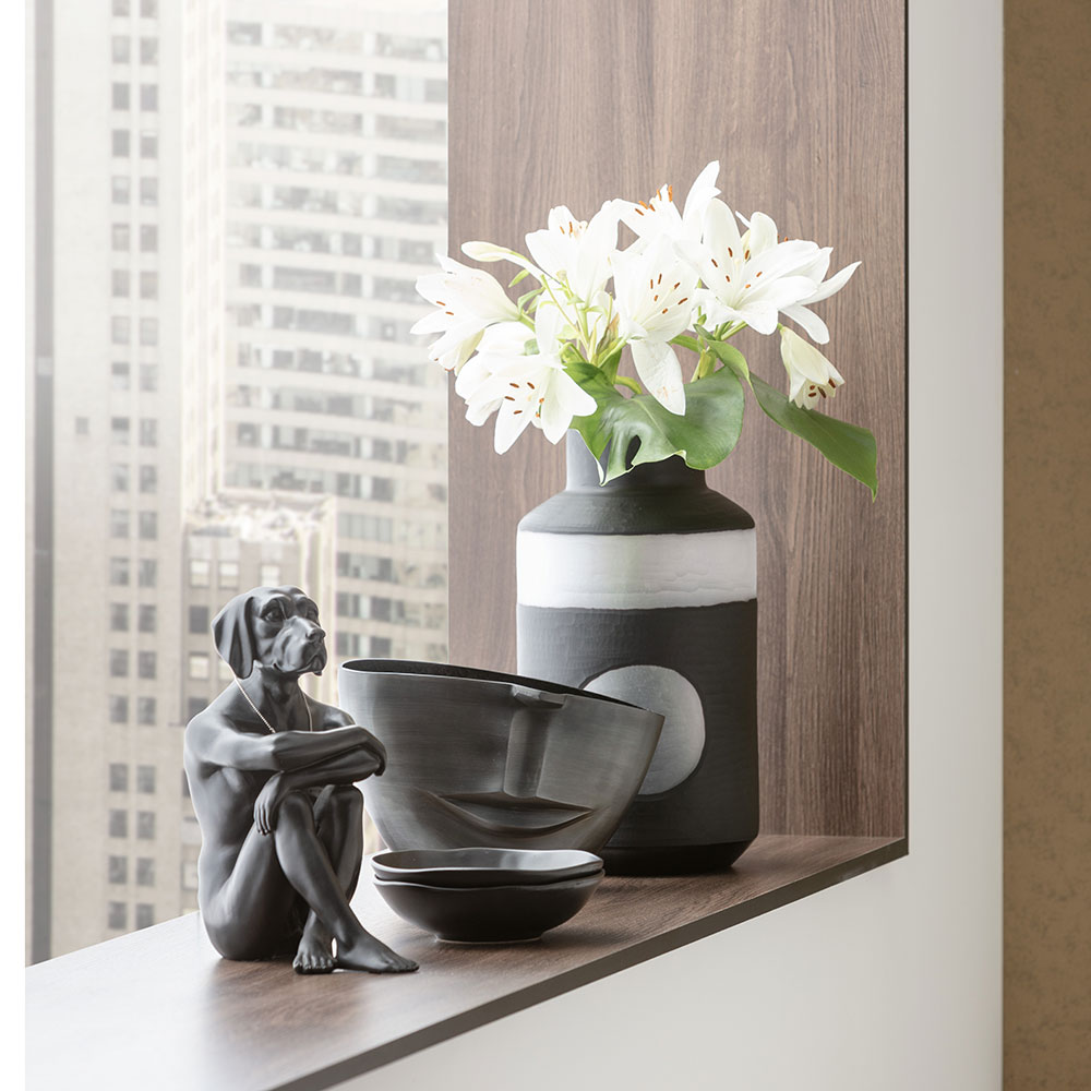 ギャングスタードッグブラック デコフィギュア * - オブジェ・置物の