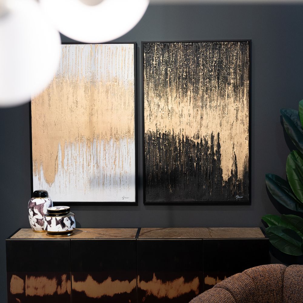 アブストラクト ホワイト 80×120 cm アート ｜【KARE】ドイツの家具