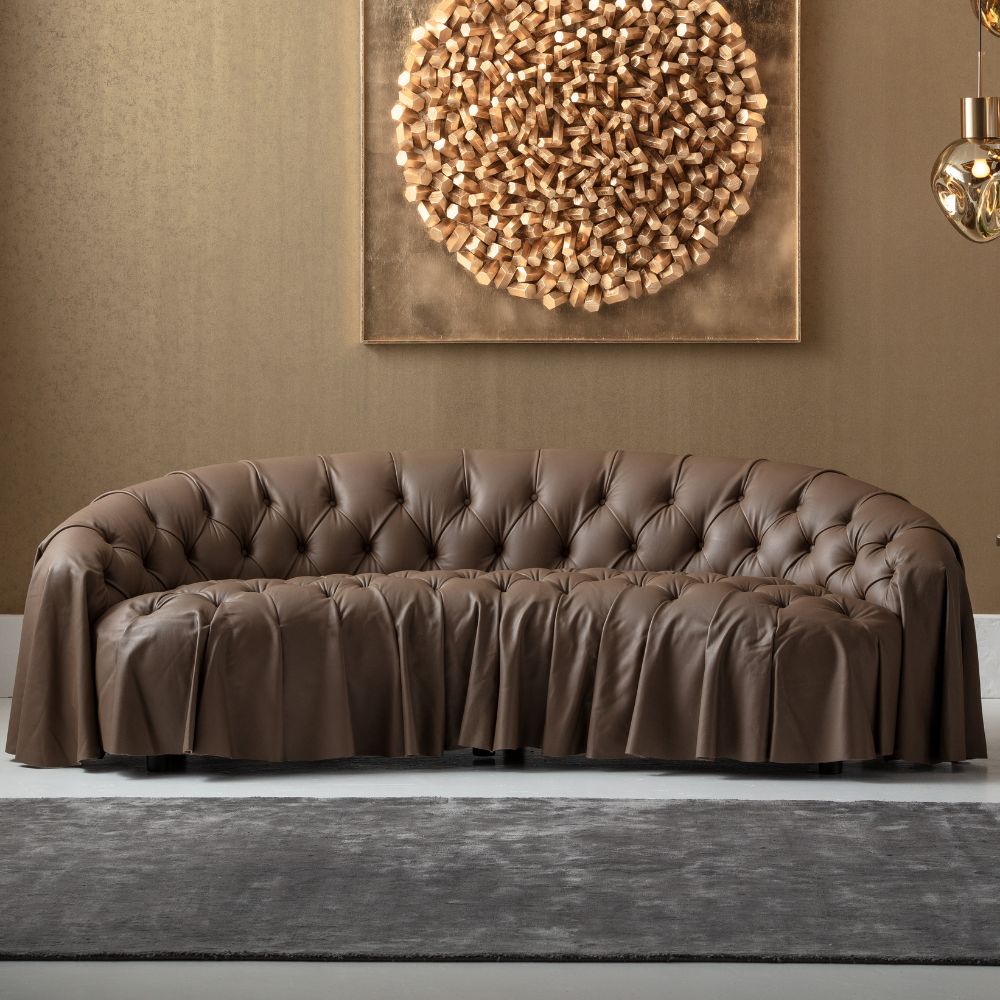 ドレープ 3シーター ソファ - ローソファー・フロアソファーの通販