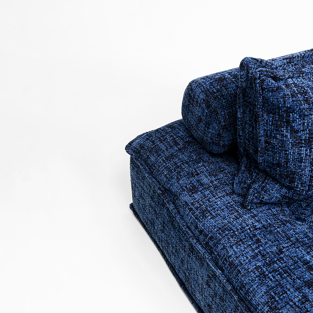 ポルトフィーノ エレメンツ ソファ ブルー - L型ソファー・コーナー