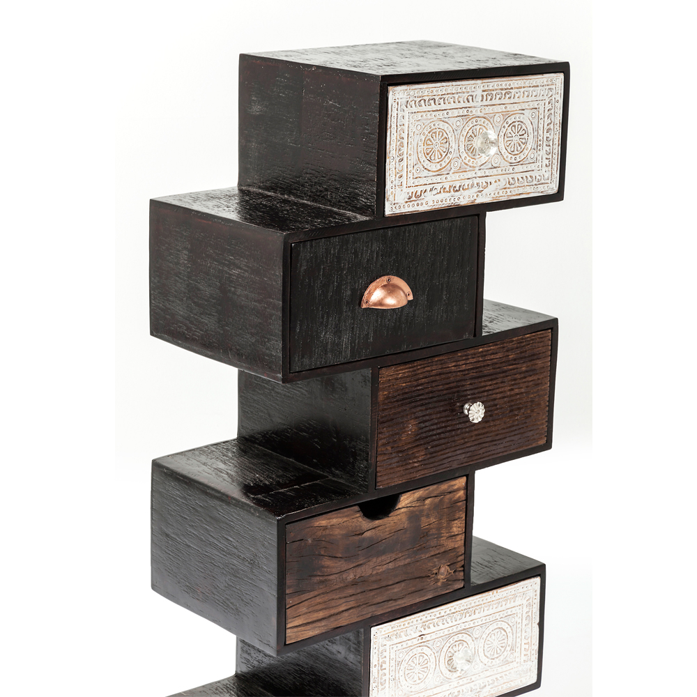 廃番】フィンカジグザグ（6Drw） キャビネット - リビングボード